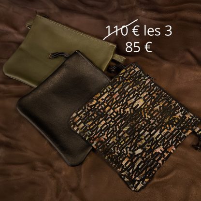 TRIO de pochettes / PROMO